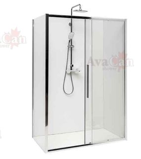 Душевой уголок AvaCan FС 160-180 + SС80 хром